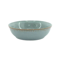 secret d'gourmet Platos>Plato Hondo Capri Azul De Cerámica 17cm