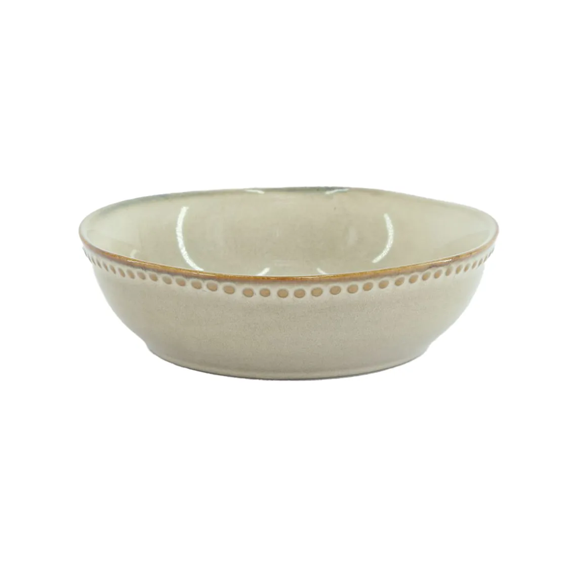 secret d'gourmet Platos>Plato Hondo Capri Beige De Cerámica 17cm