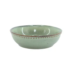 secret d'gourmet Platos>Plato Hondo Capri Verde Cerámica 17cm