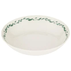 atmosphera Platos>Plato hondo LAURIER blanco de porcelana 20cm