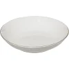 secret d'gourmet Platos>Plato Hondo Petit Salón Blanco con Borde Dorado