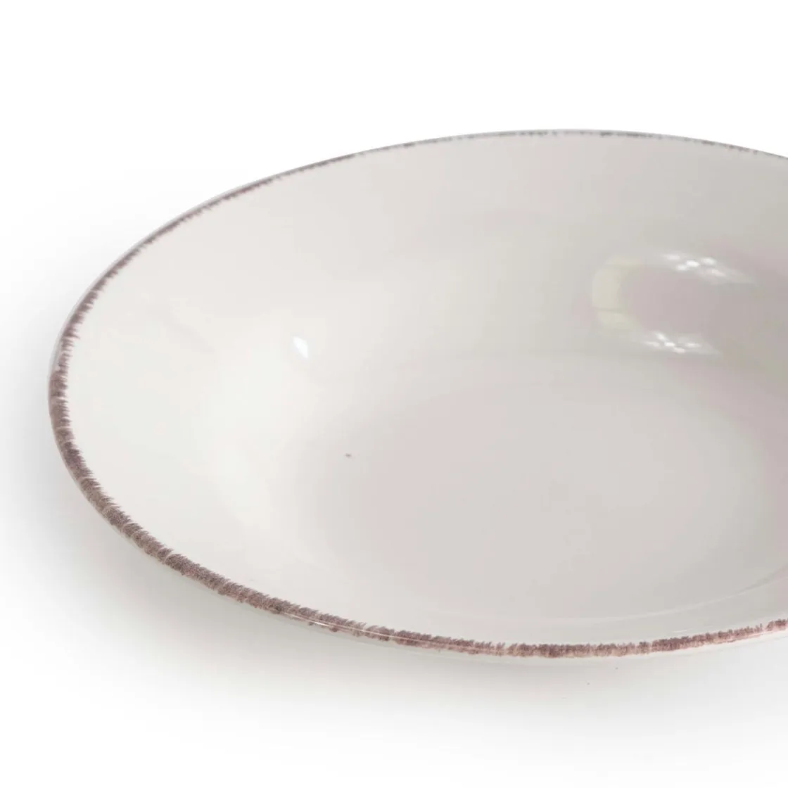Platos>Plato Hondo Sauvage Blanco de Gres