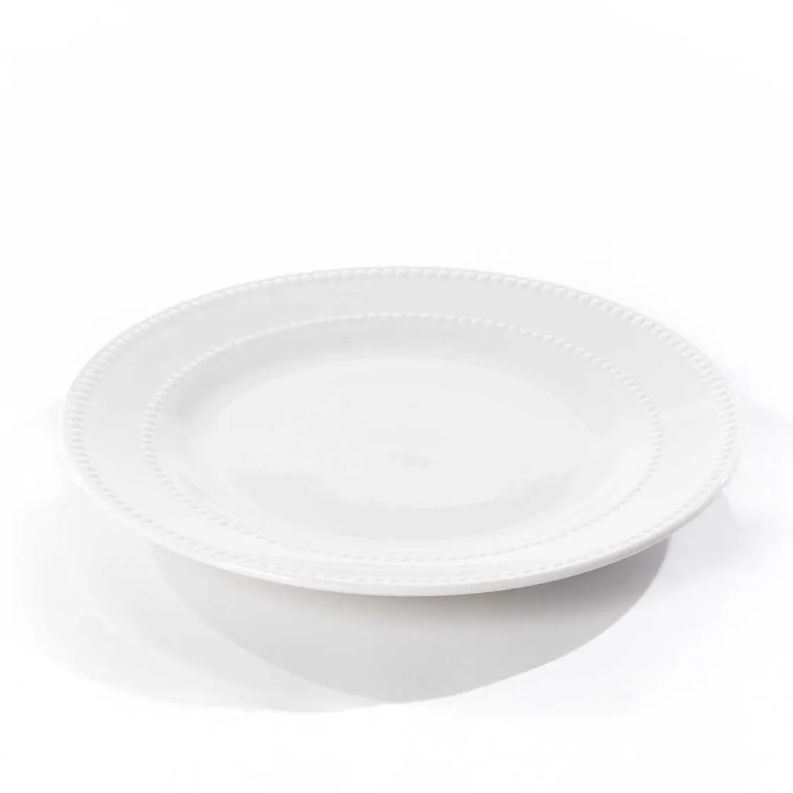 Platos>Plato llano AMELIE blanco de porcelana 28cm
