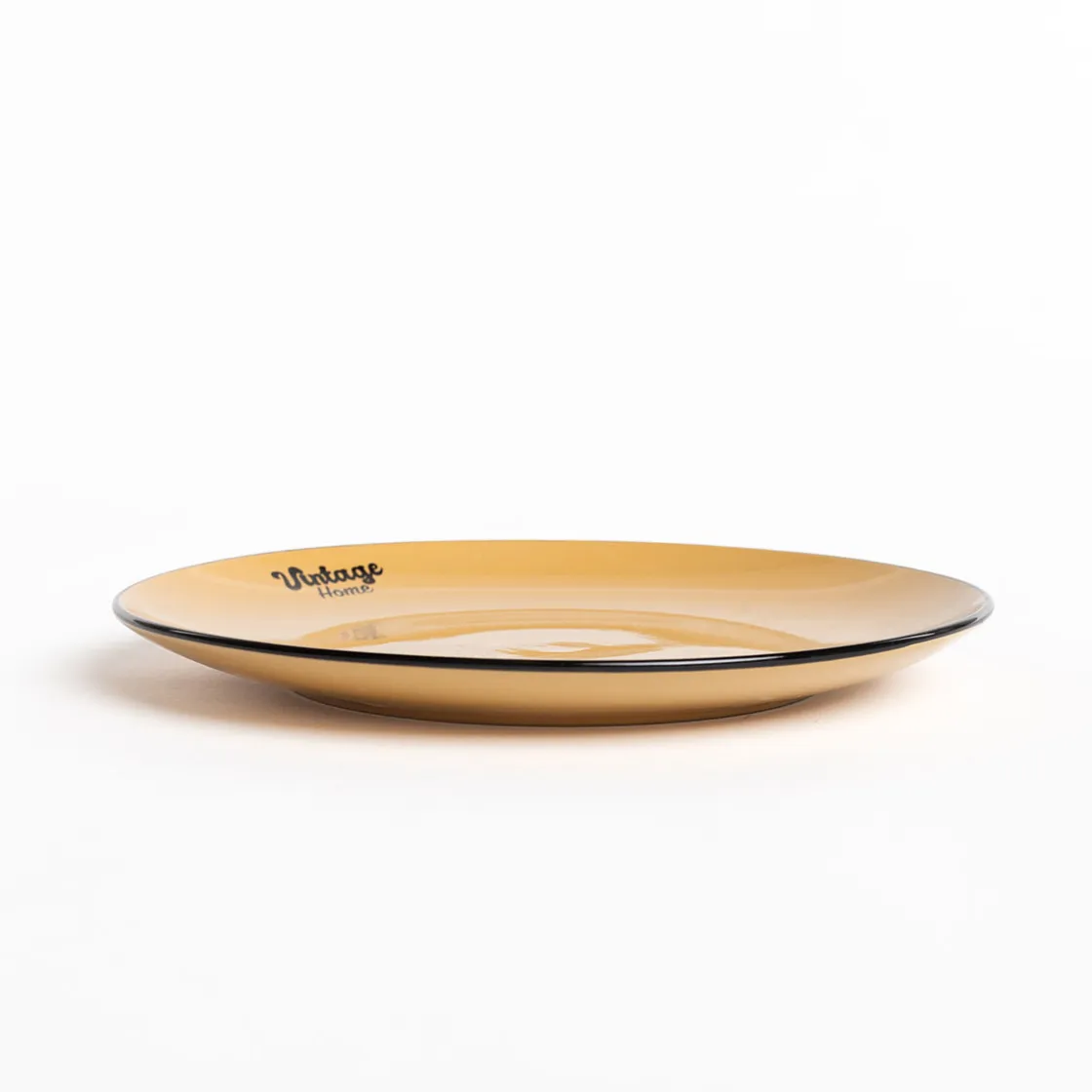 Platos>Plato Llano BE VINTAGE Amarillo 27cm