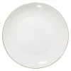 secret d'gourmet Platos>Plato Llano Petit Salón Blanco con Borde Dorado 27