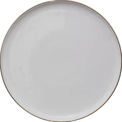 Platos>Plato Llano Sublima Gris Claro De Porcelana 27cm