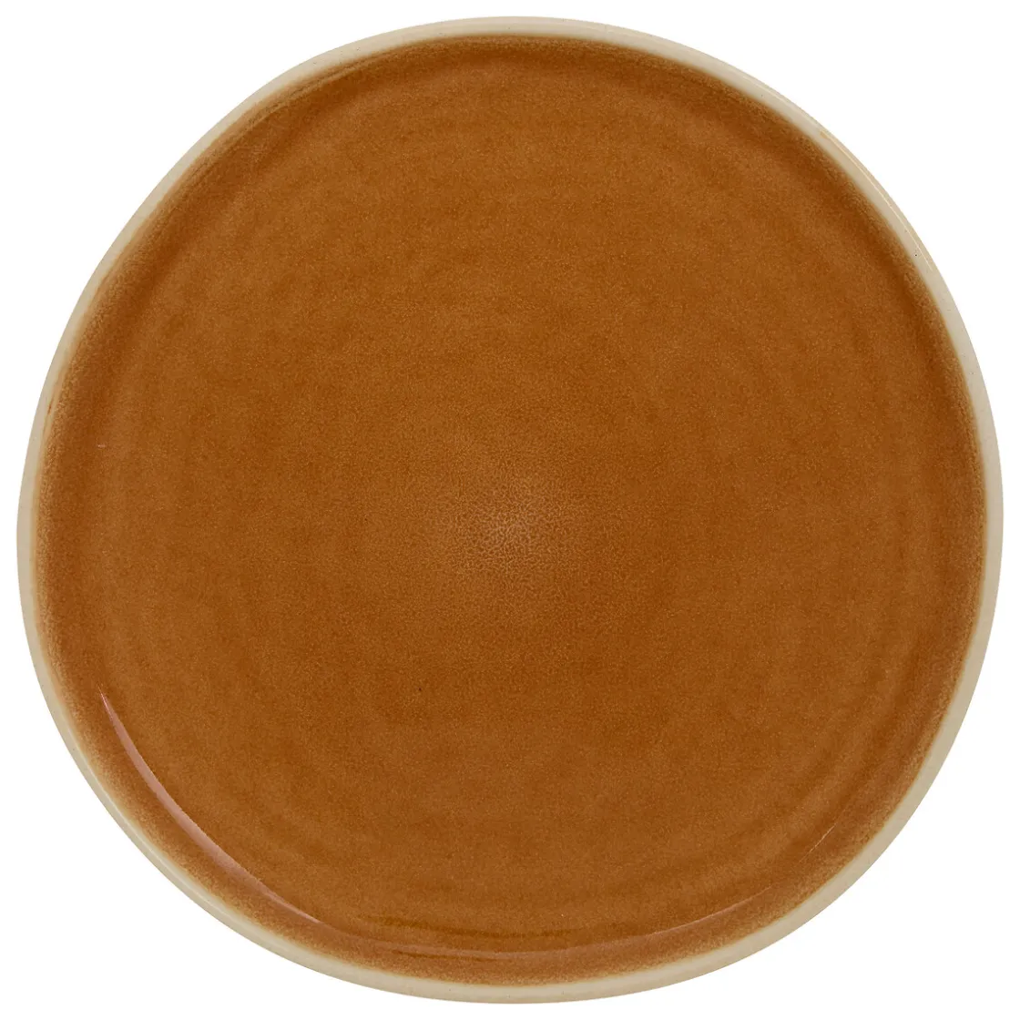 atmosphera Platos>Plato llano WONJA marrón de cerámica 27cm
