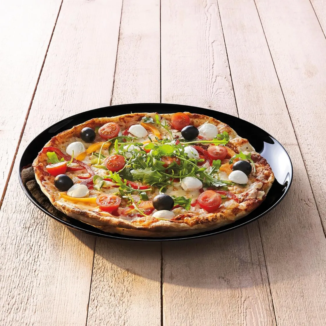 Platos>Plato para Pizza Negro 32 cm