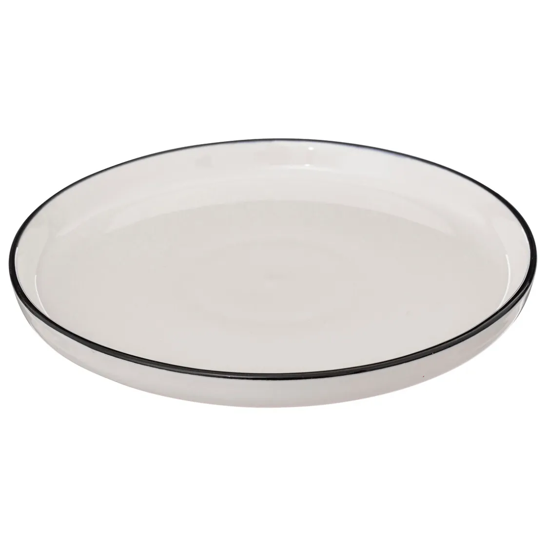 Platos>Plato Postre Alix Blanco de Porcelana 20cm