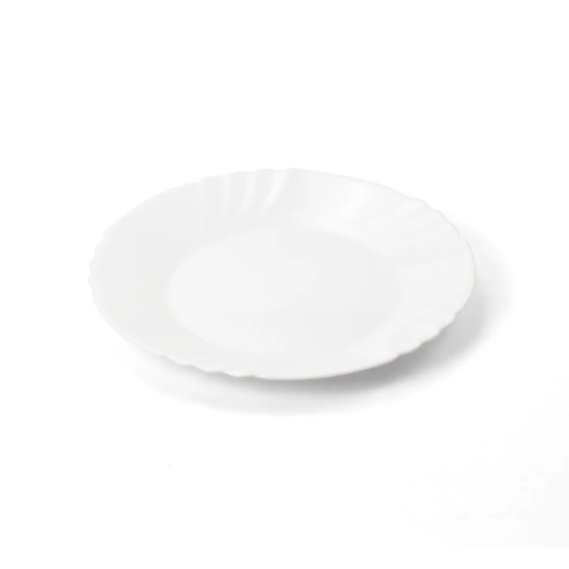 Platos>Plato Postre Blanco Ebro