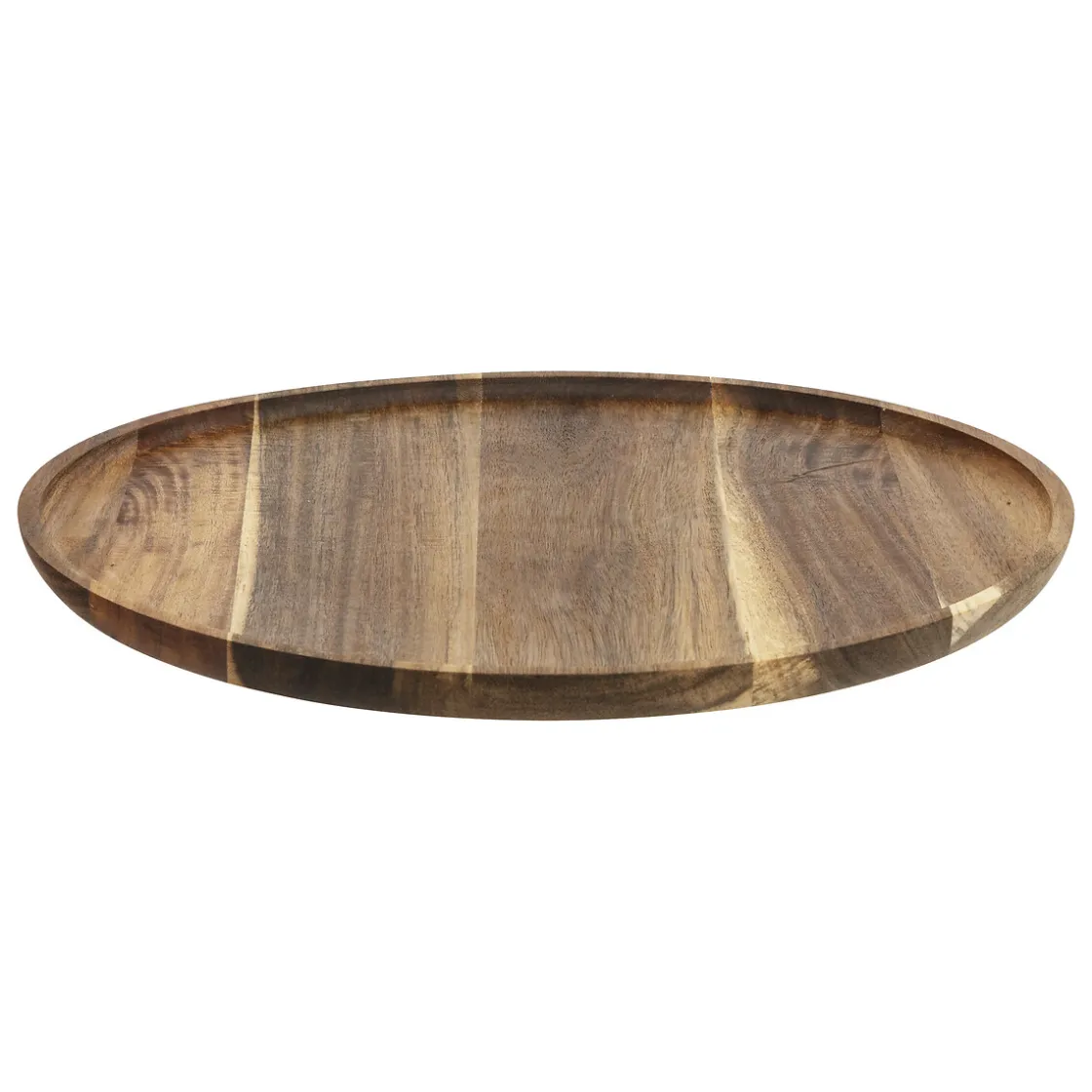 Degustación>Plato Presentación Marrón De Madera Acácia 38cm
