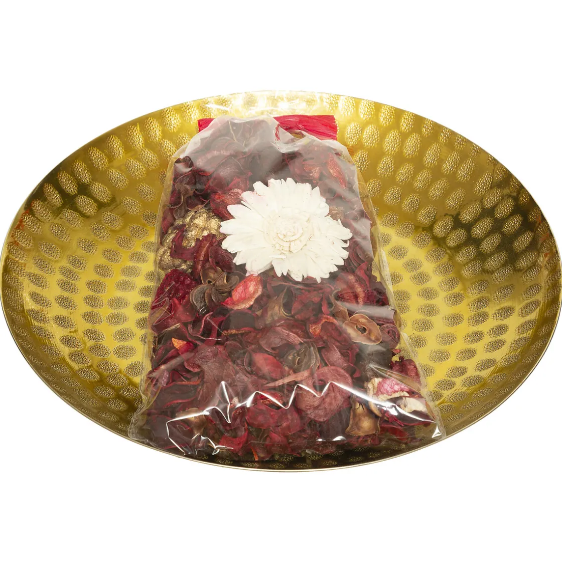 atmosphera Ambientadores>Popurrí De Frutos Rojos Con Plato Metálica Dorado