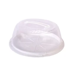 Platos Para Tartas, Tartas Y Bombones>Porta Tartas Plástico Blanco/Gris 35Cm