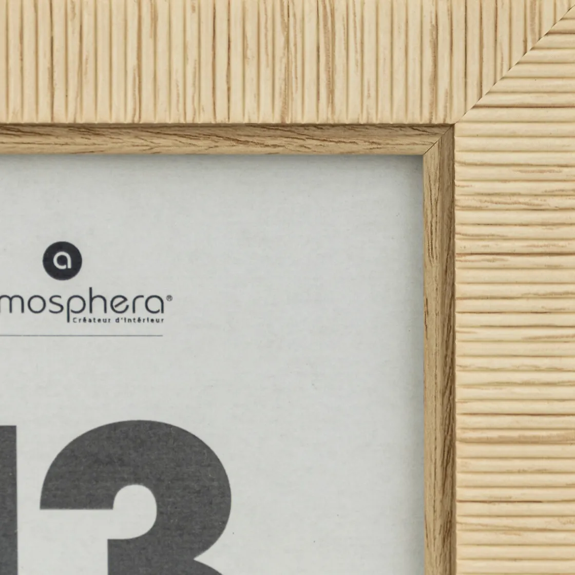 atmosphera Marcos Y Fotos>Portarretrato Thea Beige De MDF 13x18cm