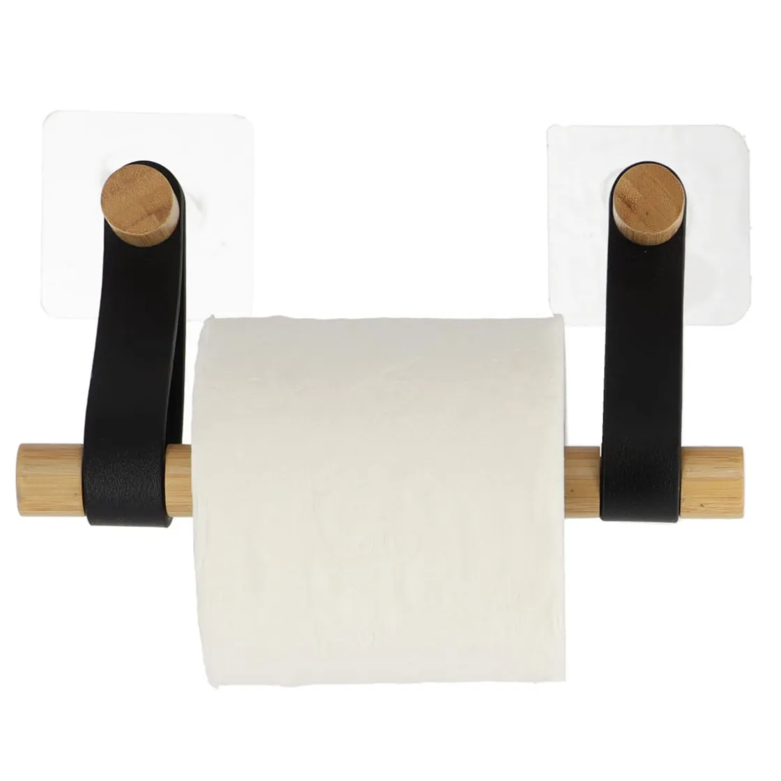 Soportes Papel Higiénico Y Portarrollos>Portarrollos Papel Higiénico Bambú Y Asa