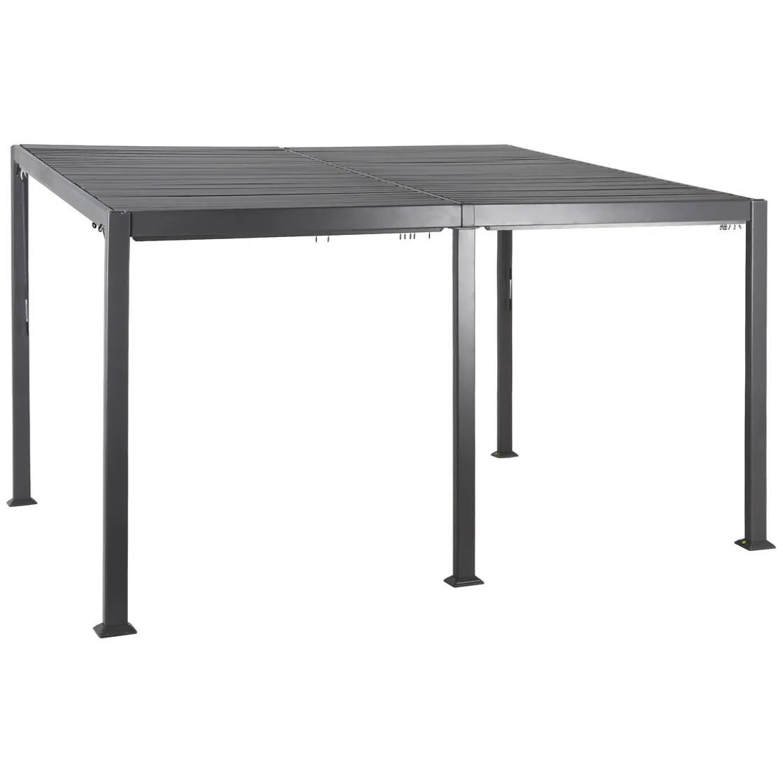 hespéride Pérgolas>Pérgola AVILA gris graphite 3x4m