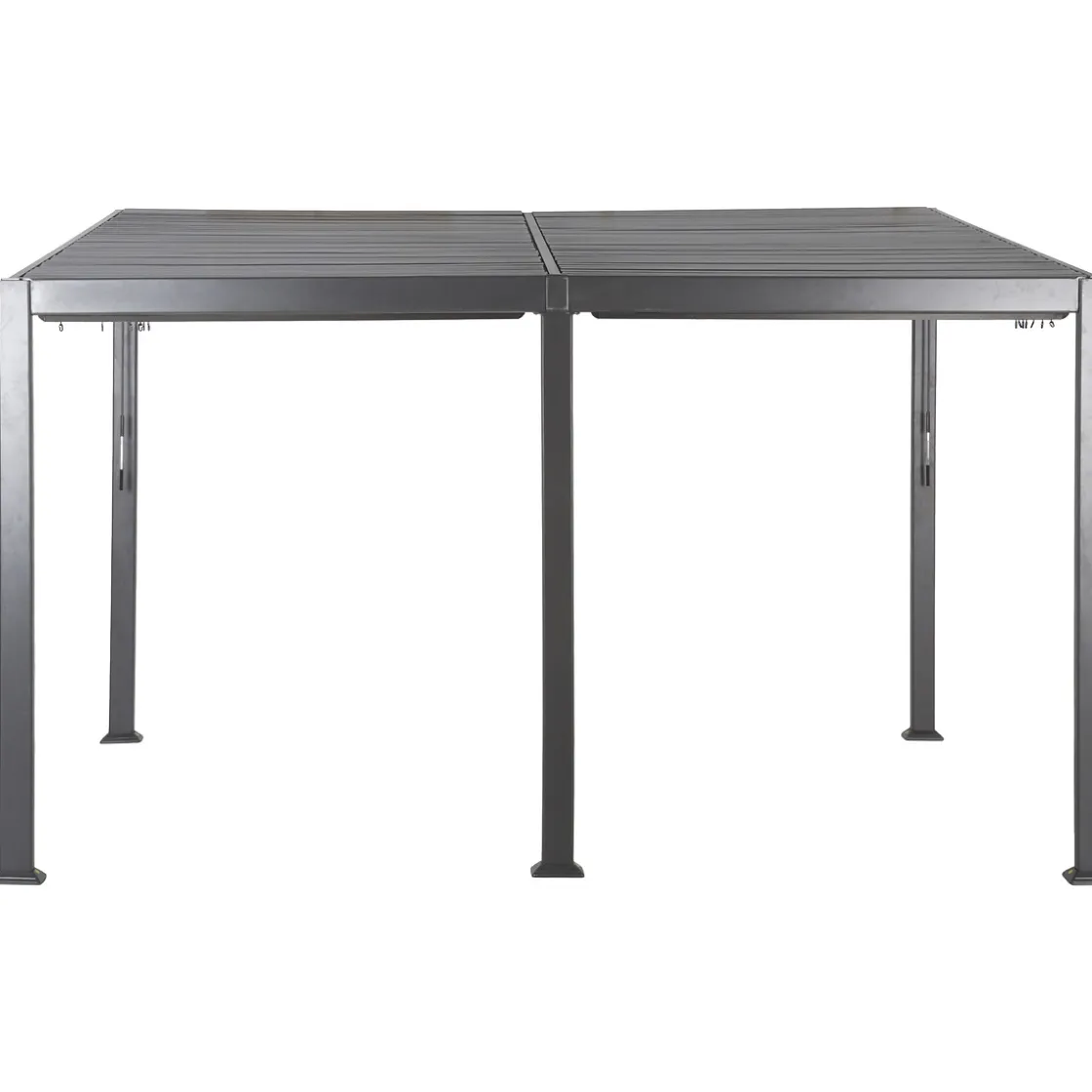 hespéride Pérgolas>Pérgola AVILA gris graphite 3x4m