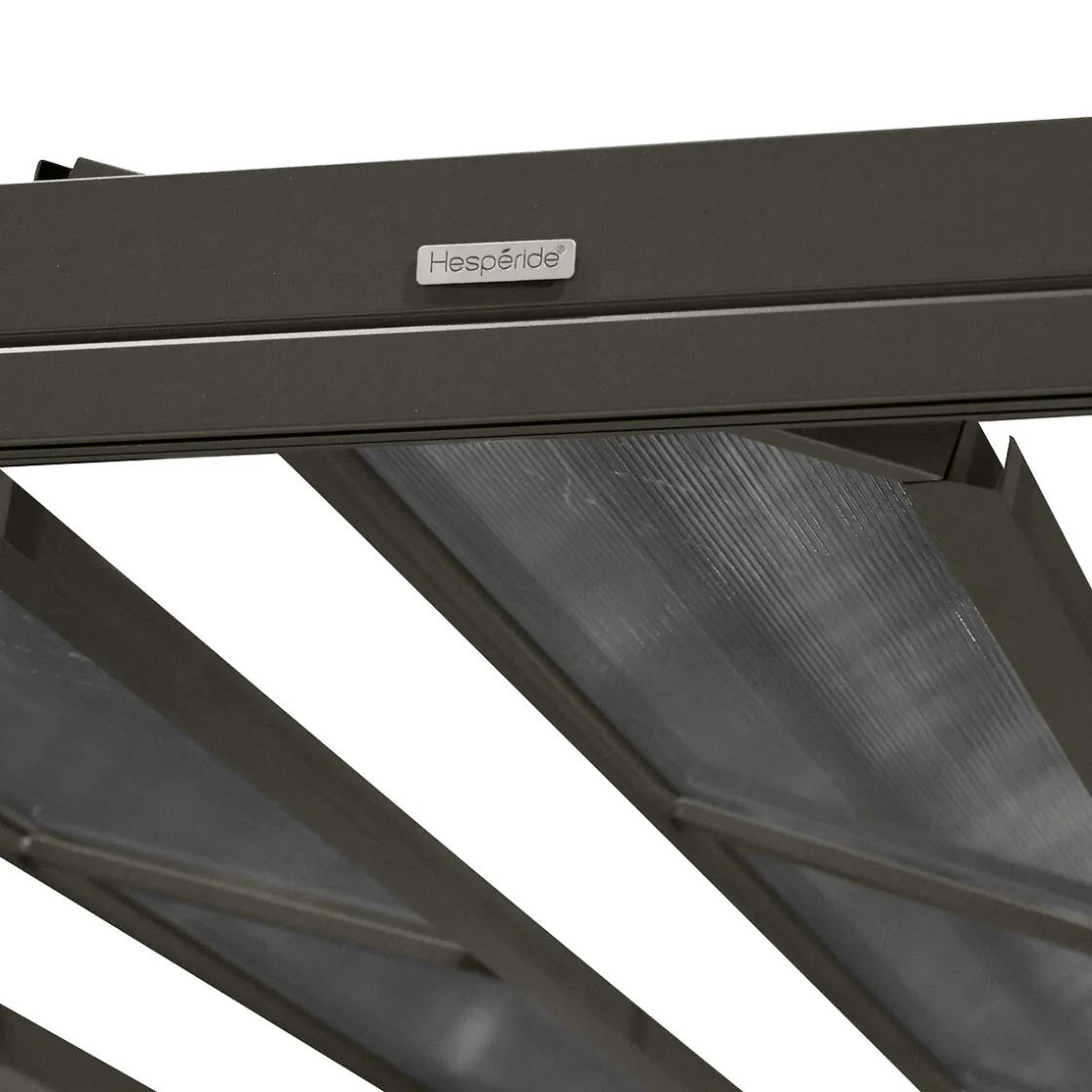 hespéride Pérgolas>Pérgola ENOLIE graphite de aluminio 3,5x4m