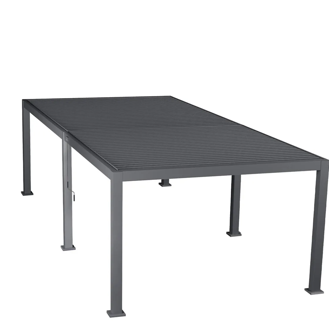 hespéride Pérgolas>Pérgola ÉVORA gris graphite 3,6x6m