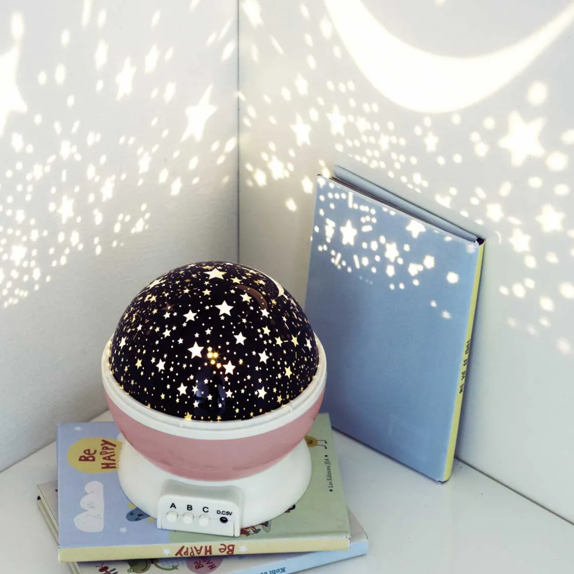 atmosphera4kids Iluminación>Proyector P/Niños Giratorio C/ Estrellas