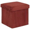 atmosphera Puff Y Banquitos|Estilo Contemporaneo>Puf con almacenaje terracota