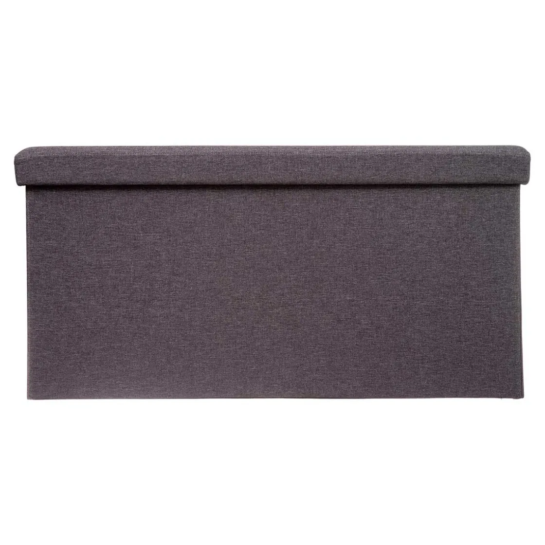 5five Puff Y Banquitos>Puf De Almacenaje Gris Oscuro 76x37.5