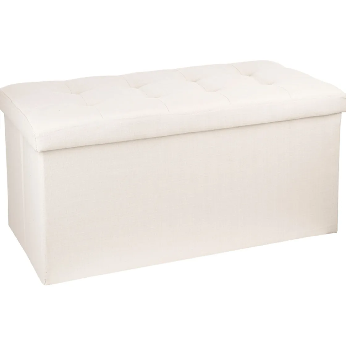 atmosphera Puff Y Banquitos|Estilo Rústico>Puf Doble Con Almacenaje 76x38x38Cm