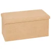 5five Puff Y Banquitos>Puf doble MIXMODUL efecto yute de mdf 38x76cm
