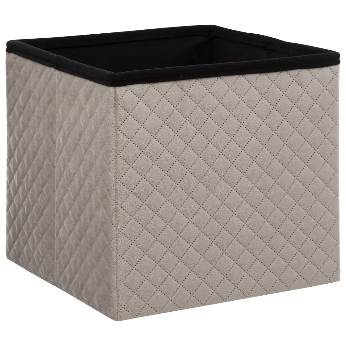 Puff Y Banquitos>Puf MIXMODUL de terciopelo lino beige 31x31Cm