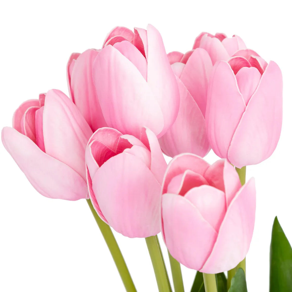 atmosphera Plantas Y Flores Artificiales>Ramo de 10 Tulipanes Rosas 48cm