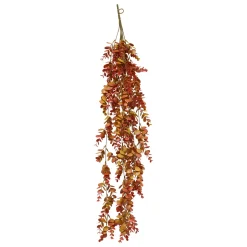 atmosphera Plantas Y Flores Artificiales>Ramo eucalipto artificia JAMES naranja 80cm