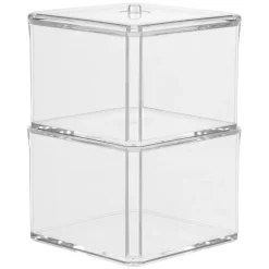 5five Accesorios De Lavabo>Recipiente Para Algodones Con 2 Compart.
