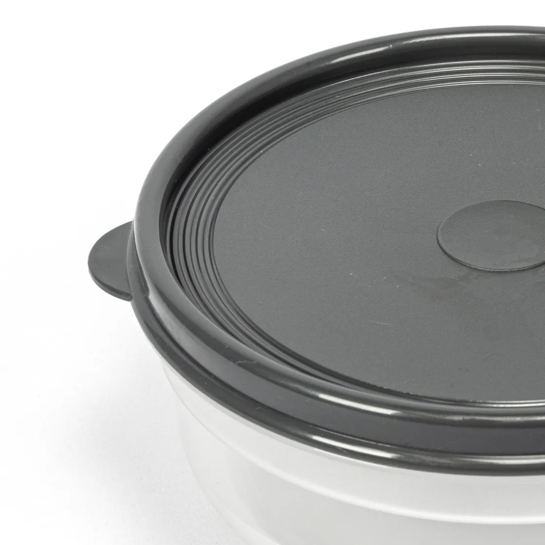 Tapas Y Cubiertas>Recipiente Plast. Red. Tapa Gris 0.8L