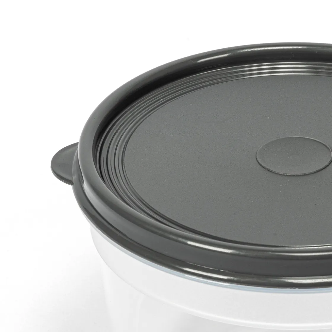 Tapas Y Cubiertas>Recipiente Plast. Red. Tapa Gris 1.4L