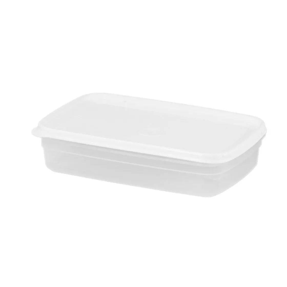 Tapas Y Cubiertas>Recipiente Rectangular Blanco 2.2L