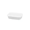 Tapas Y Cubiertas>Recipiente Rectangular Blanco 0.8L