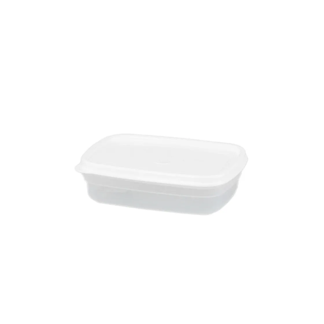 Tapas Y Cubiertas>Recipiente Rectangular Blanco 0.8L