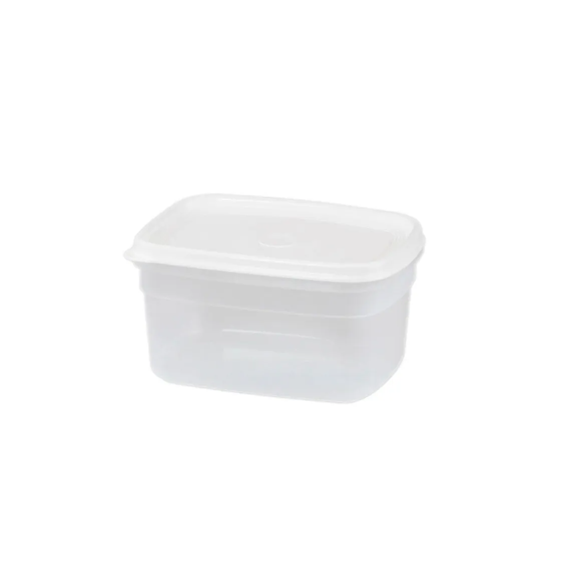 Tapas Y Cubiertas>Recipiente Rectangular Blanco 0.5L