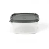 Tapas Y Cubiertas>Recipiente Rectangular Gris 0.5L