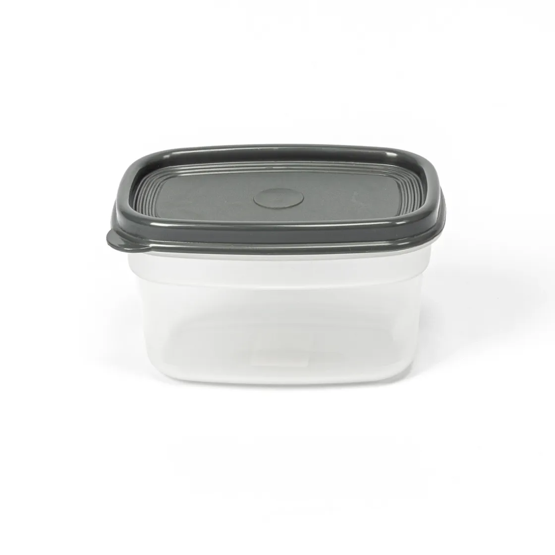 Tapas Y Cubiertas>Recipiente Rectangular Gris 0.5L