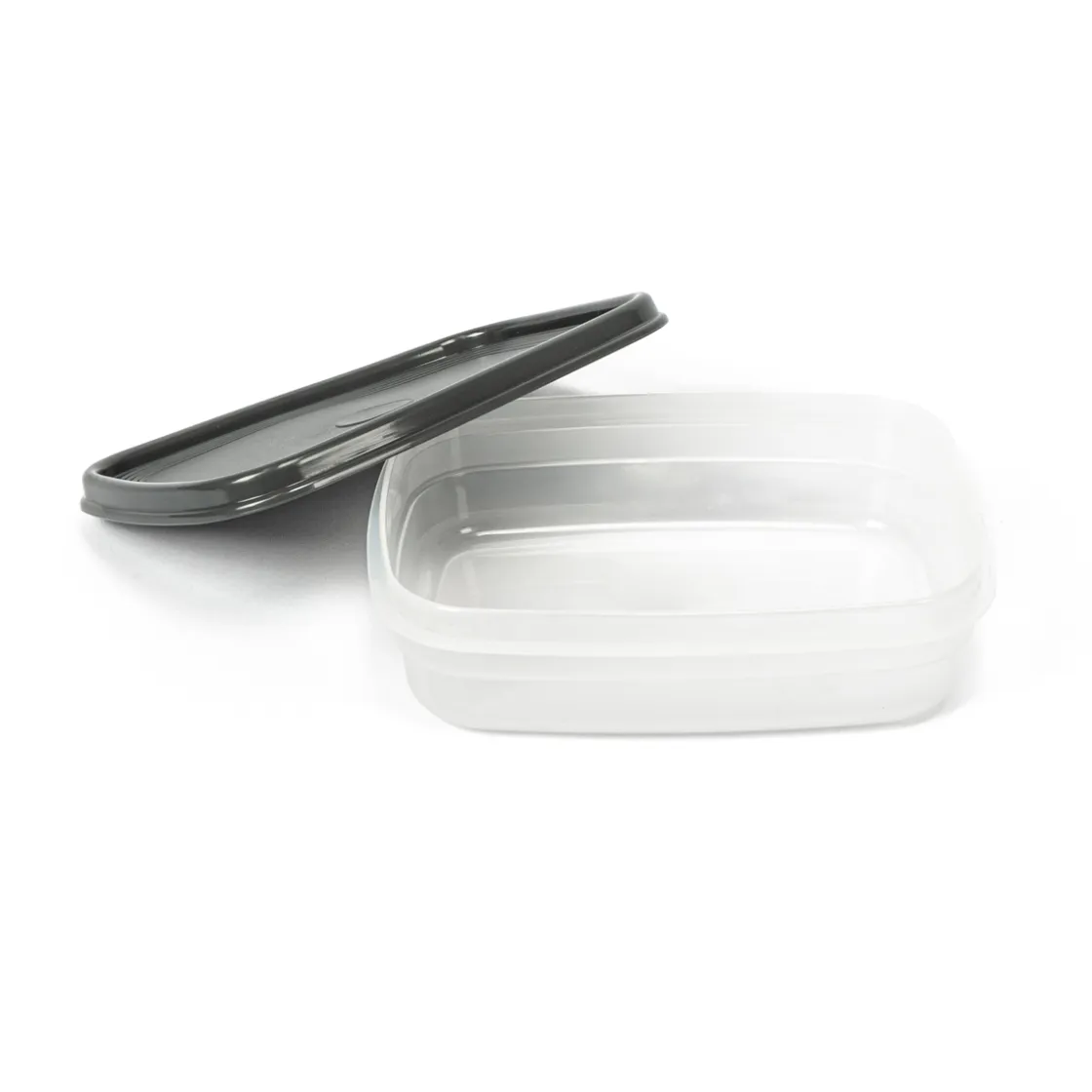 Tapas Y Cubiertas>Recipiente Rectangular Gris 0.8L