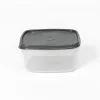 Tapas Y Cubiertas>Recipiente Rectangular Gris 1.7L