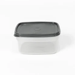 Tapas Y Cubiertas>Recipiente Rectangular Gris 1.7L