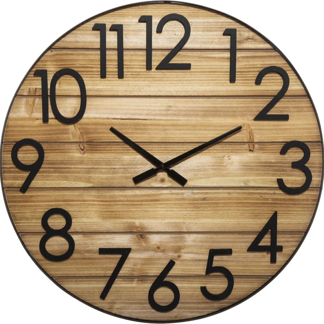 atmosphera Relojes>Reloj De Pared Abby 3D Marrón 70cm