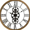 atmosphera Relojes>Reloj De Pared De Metal Y Madera