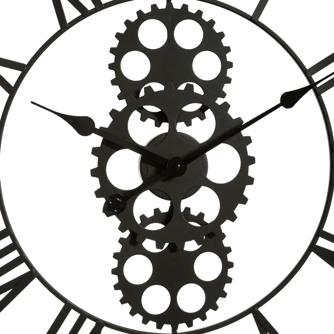 atmosphera Relojes>Reloj De Pared De Metal Y Madera