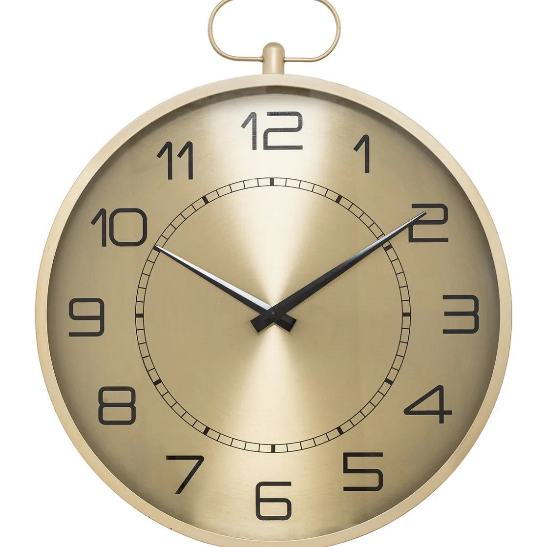 atmosphera Relojes|Estilo Contemporaneo>Reloj De Pared Irina Dorado De Metal 53cm