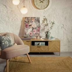 atmosphera Relojes|Estilo Rústico>Reloj de pared LAURE 51cm