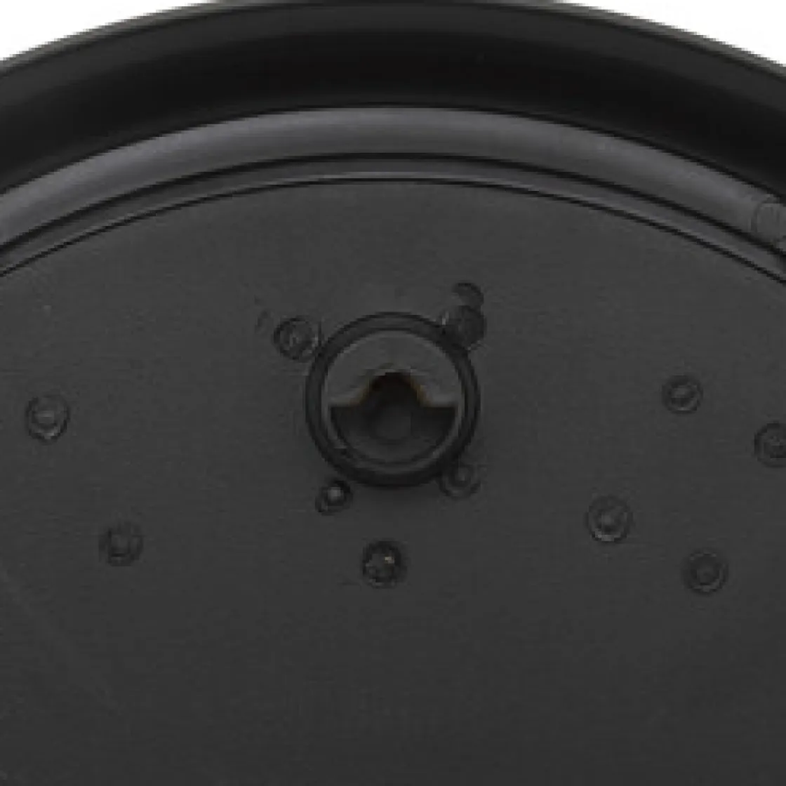 atmosphera Relojes>Reloj De Pared Nell Negro Plástico 29Cm
