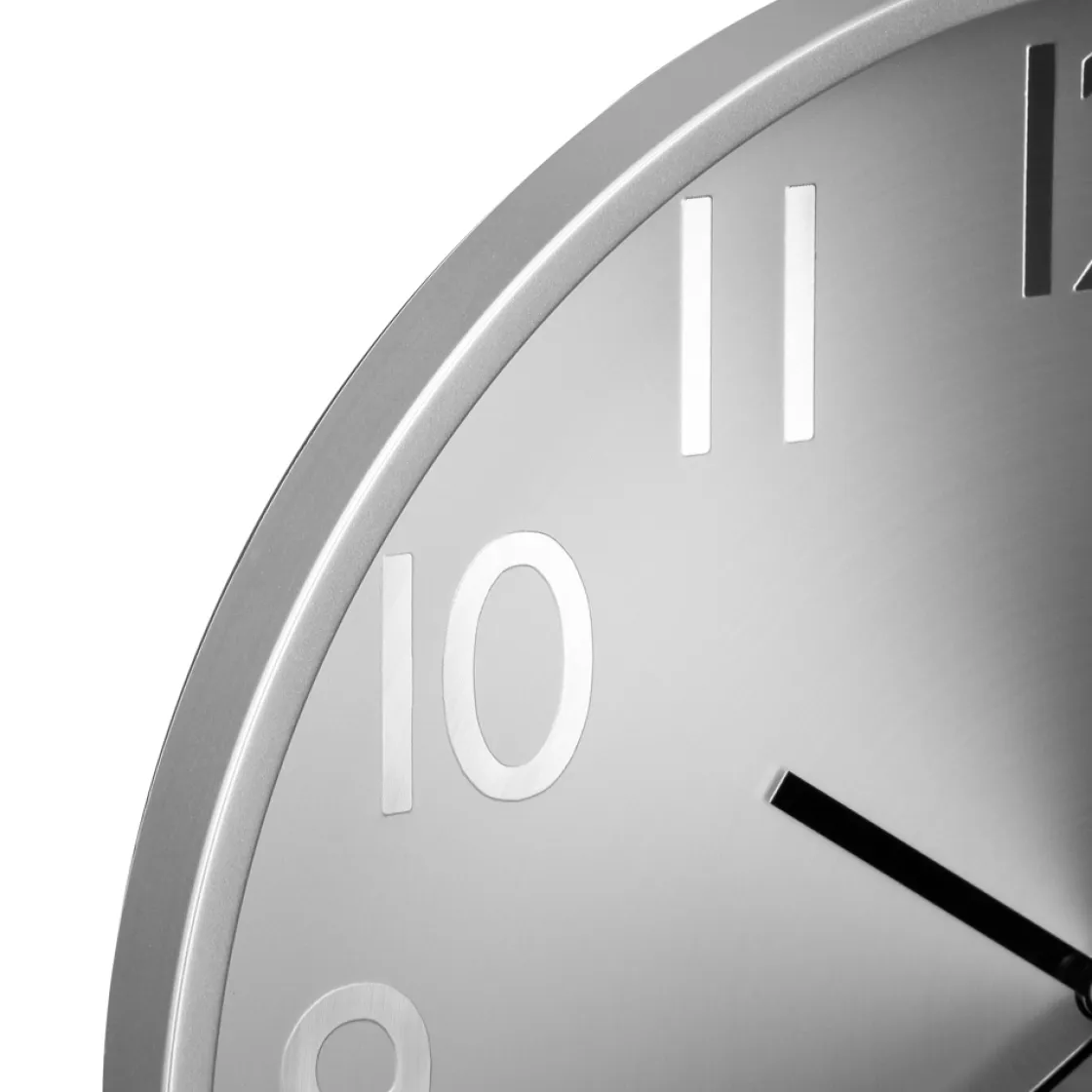 atmosphera Relojes>Reloj de pared plástico efecto metalizado